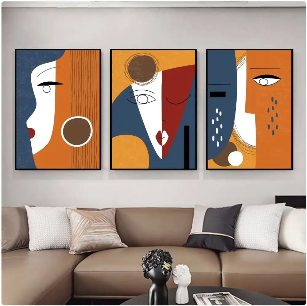 طقم من 3 لوحات مودرن